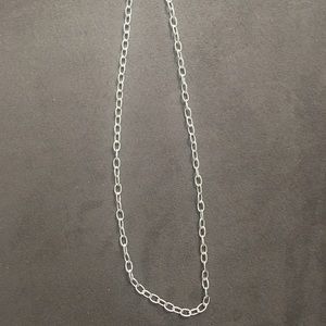 NWOT Sterling Silver Chain Link Necklace